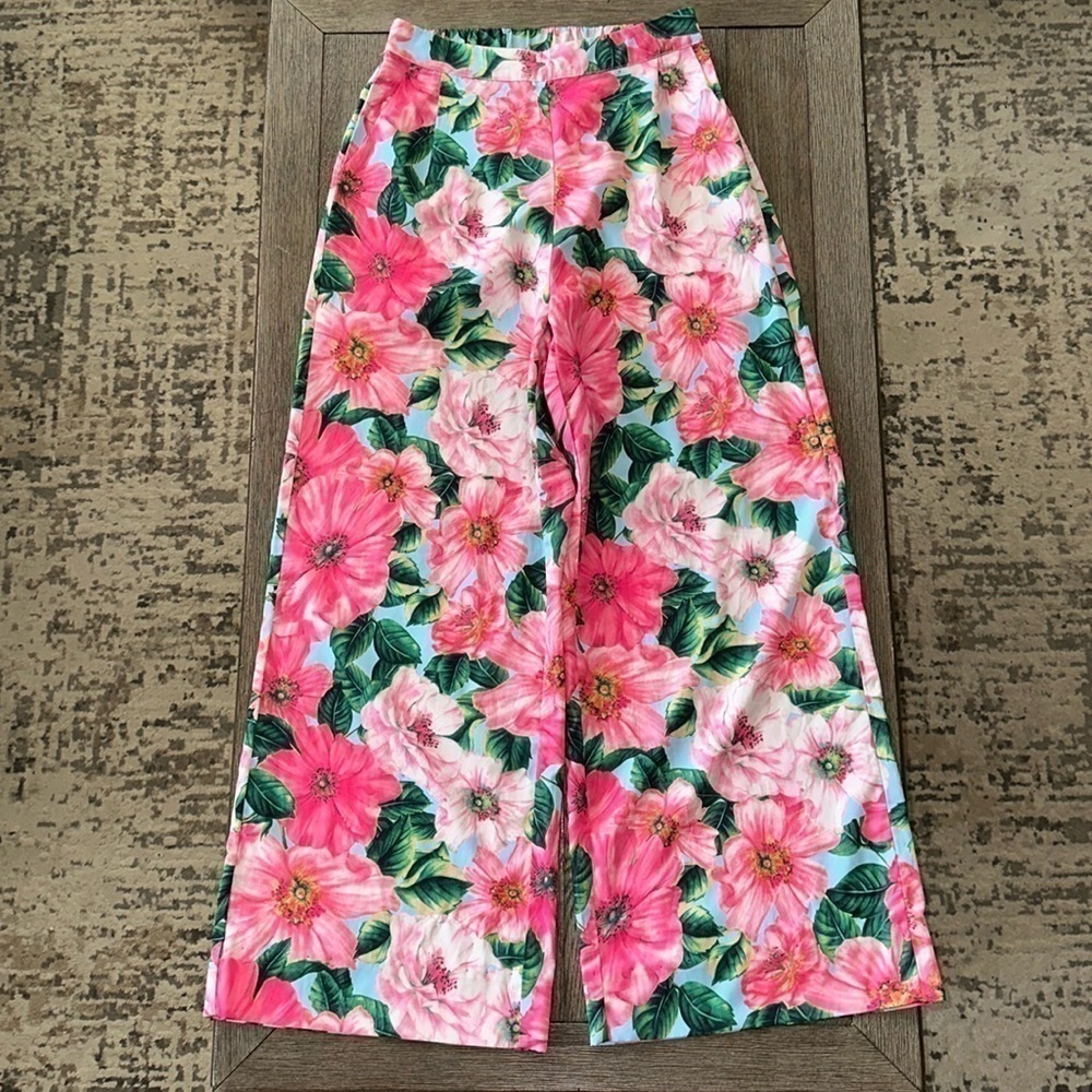 The Sang Wide Leg Pleated Pants